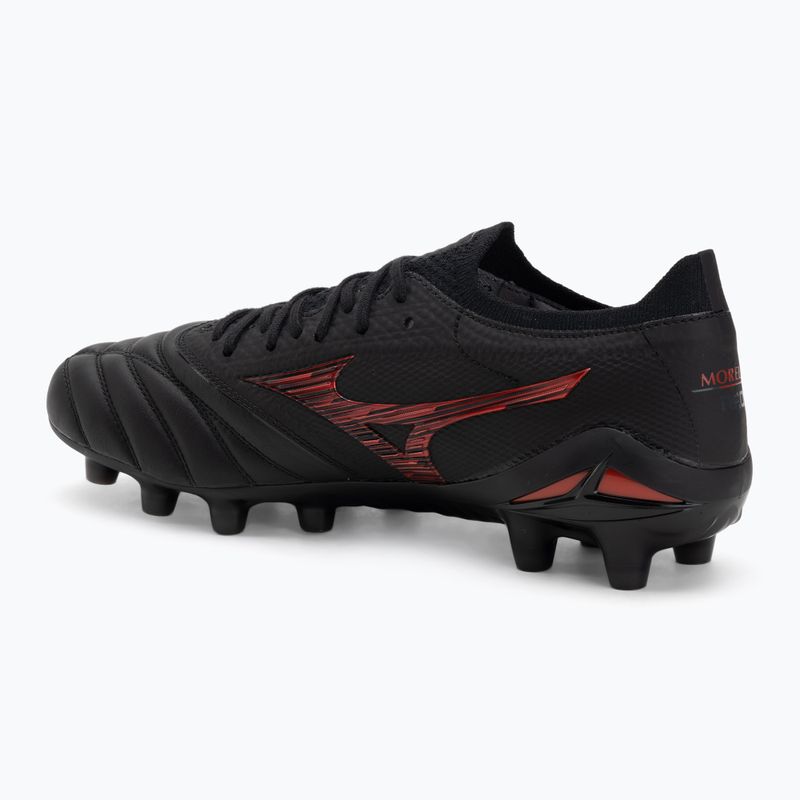 Buty piłkarskie męskie Mizuno Morelia Neo IV β Japan Md black/morelia 40th red/black 3