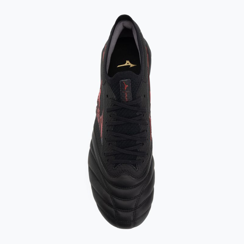 Buty piłkarskie męskie Mizuno Morelia Neo IV β Japan Md black/morelia 40th red/black 5