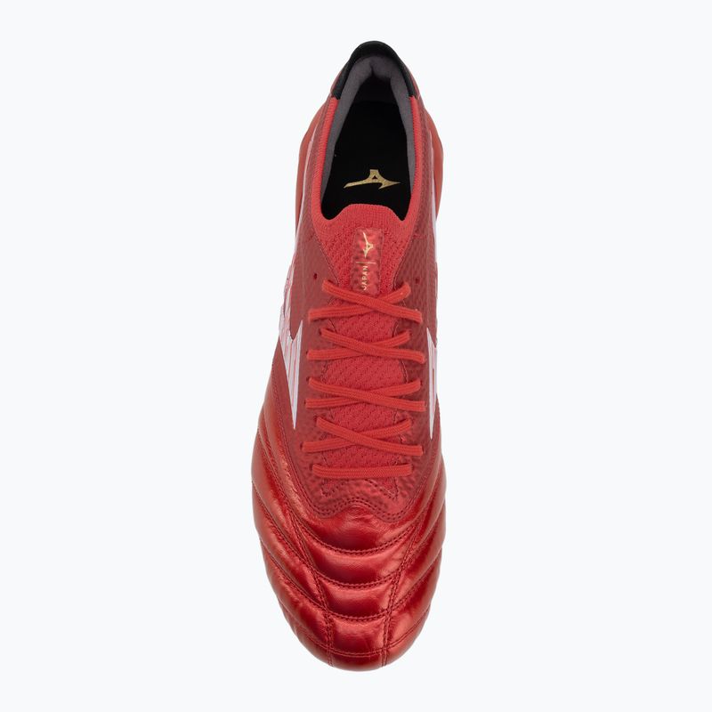 Buty piłkarskie męskie Mizuno Morelia Neo IV β Japan Md morelia 40th red/white/black 5