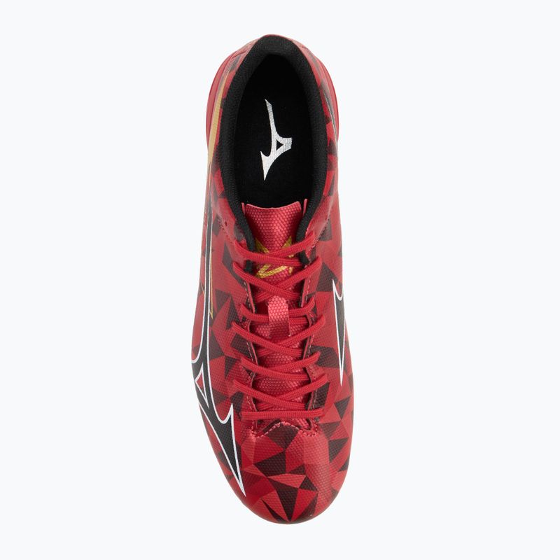 Buty do piłki nożnej Mizuno Alpha II Select AG morelia 40th red/black/gold 5
