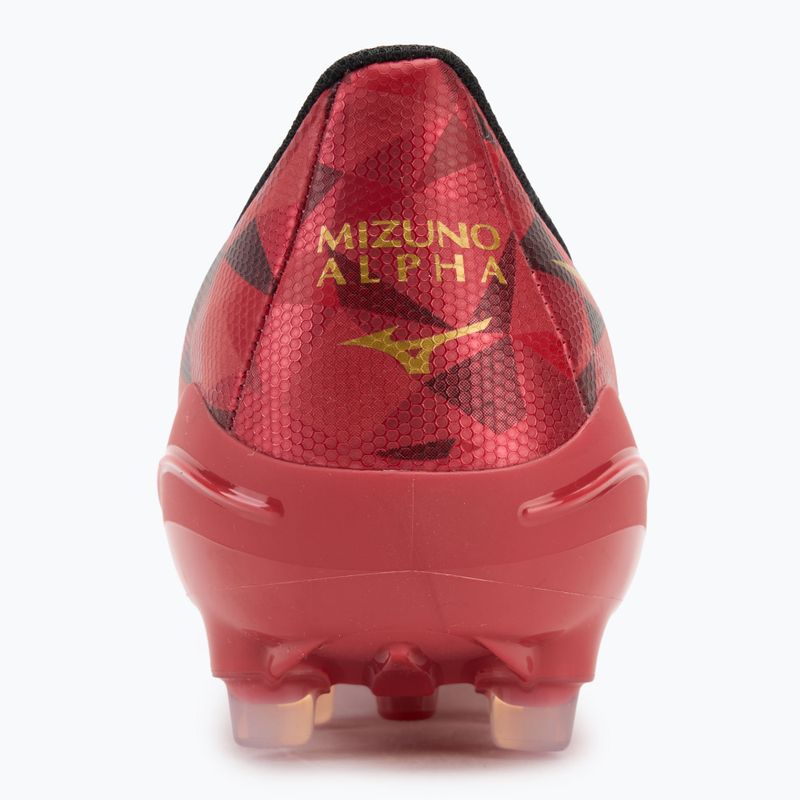 Buty do piłki nożnej Mizuno Alpha II Select AG morelia 40th red/black/gold 6