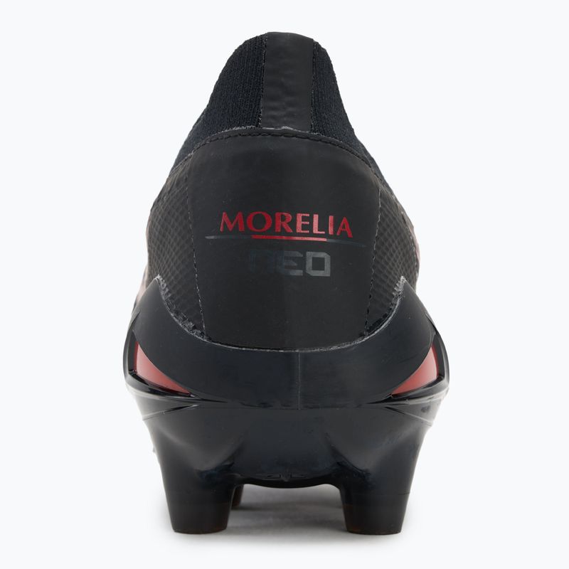 Buty piłkarskie męskie Mizuno Morelia Neo IV Β Elite MD black/morelia 40th red/black 6