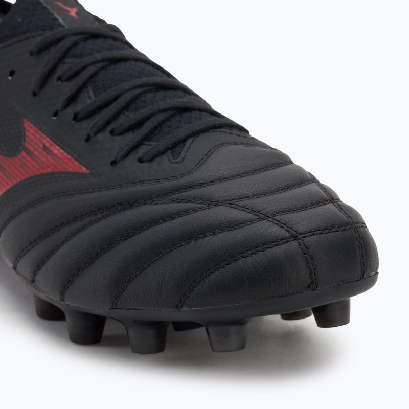 Buty piłkarskie męskie Mizuno Morelia Neo IV Β Elite MD black/morelia 40th red/black 7