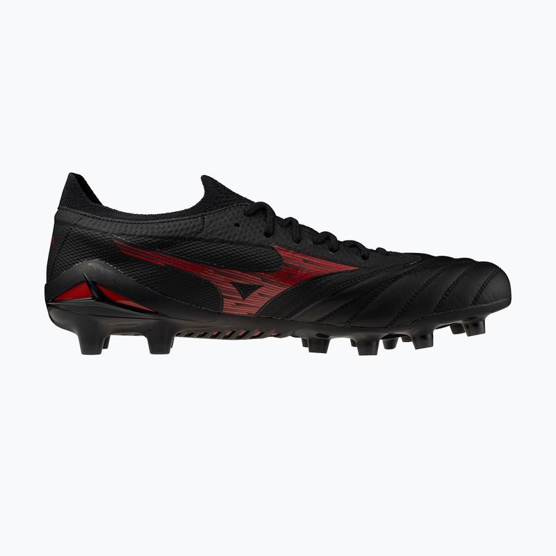 Buty piłkarskie męskie Mizuno Morelia Neo IV Β Elite MD black/morelia 40th red/black 9