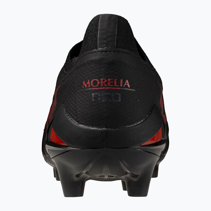 Buty piłkarskie męskie Mizuno Morelia Neo IV Β Elite MD black/morelia 40th red/black 10