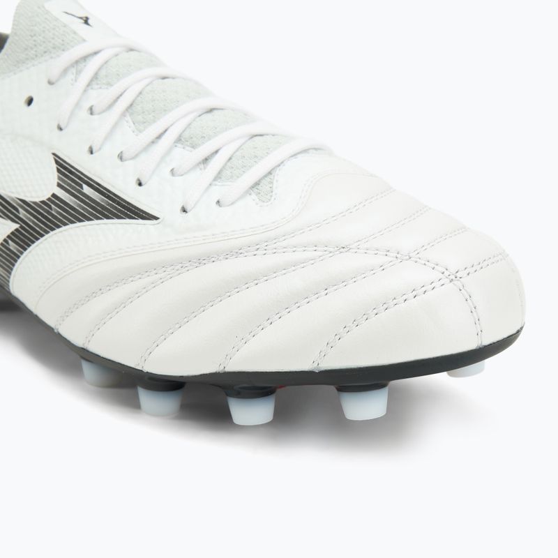 Buty piłkarskie męskie Mizuno Morelia Neo IV Β Elite MD white/black/chinese red 7