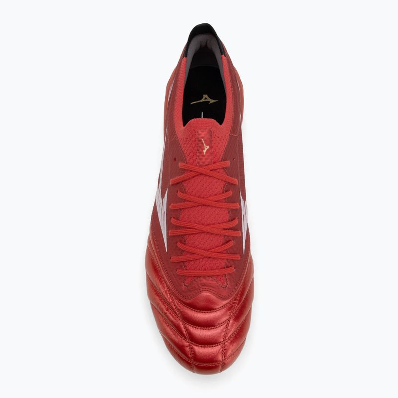 Buty piłkarskie męskie Mizuno Morelia Neo IV Β Elite MD morelia 40th red/white/black 5