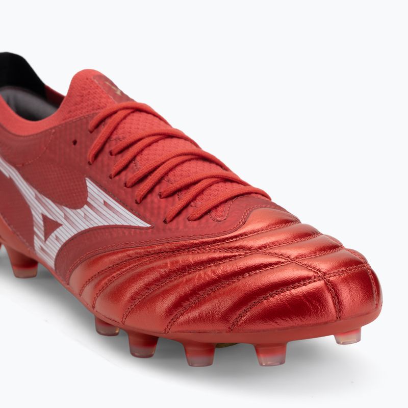 Buty piłkarskie męskie Mizuno Morelia Neo IV Β Elite MD morelia 40th red/white/black 7
