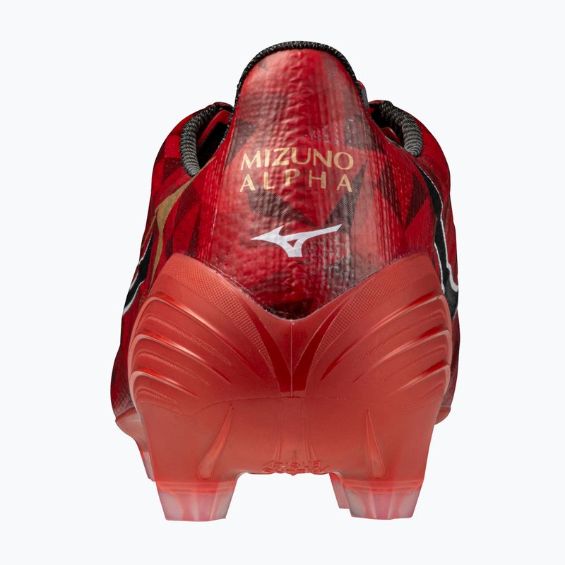 Buty piłkarskie męskie Mizuno α II Japan Md morelia 40th red/black/gold 3