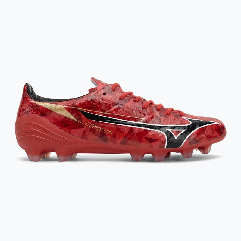 Buty piłkarskie męskie Mizuno α II Pro Md morelia 40th red/black/gold 2