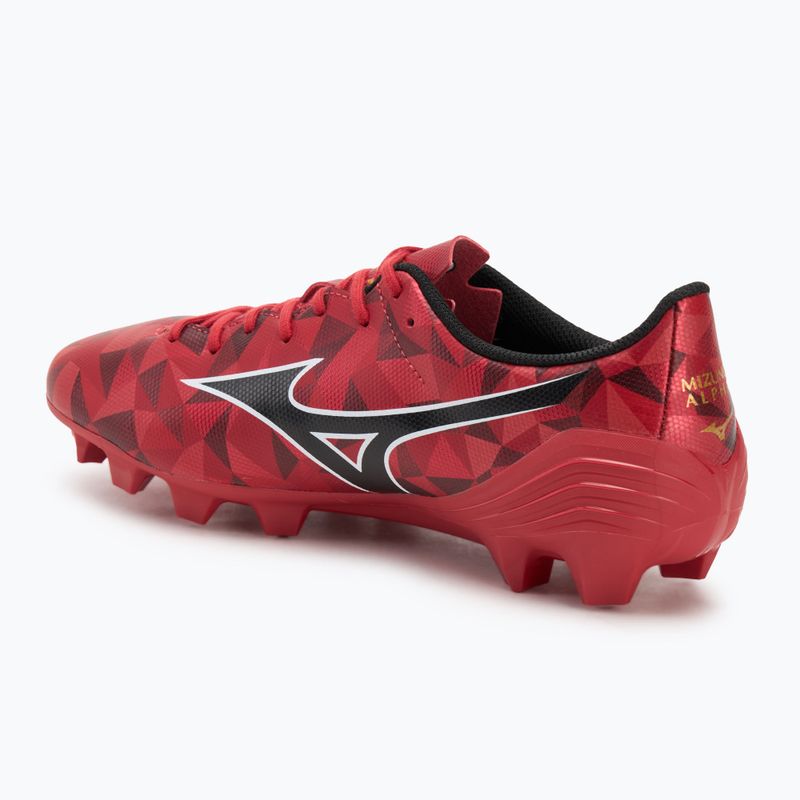 Buty piłkarskie Mizuno α II Select Md morelia 40th red/black/gold 3