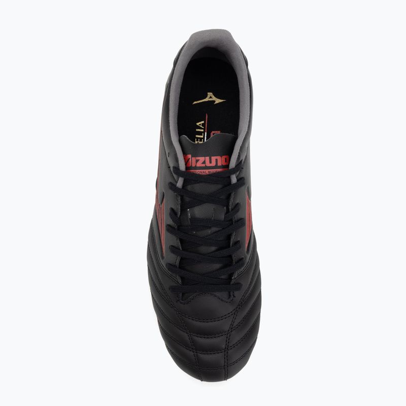 Buty piłkarskie męskie Mizuno Morelia Neo IV Pro Mix black/morelia 40th red/black 5