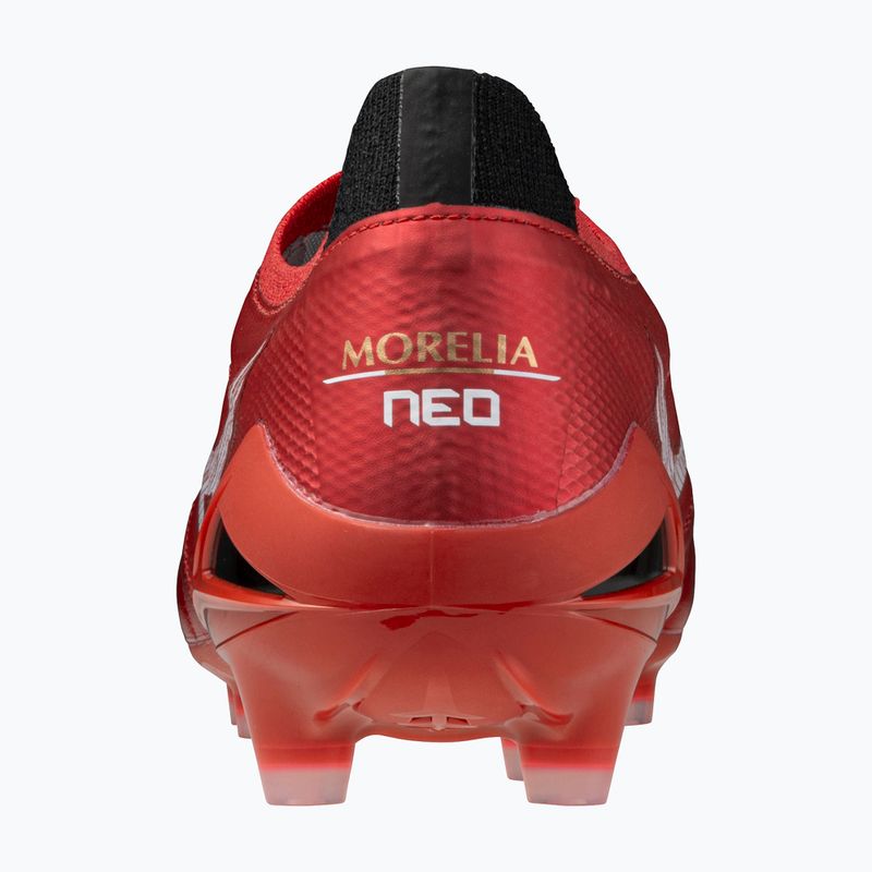 Buty piłkarskie męskie Mizuno Morelia Neo IV Pro Mix black/morelia 40th red/black 3