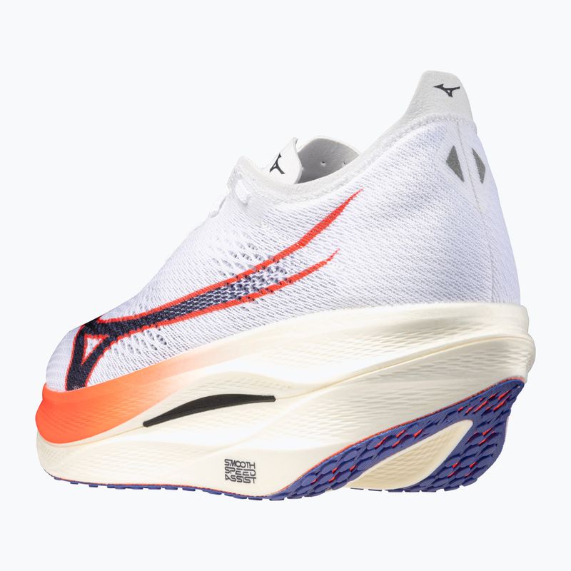 Buty do biegania Mizuno Wave Rebellion Pro 3 white/baritone blue/fiery cora 4