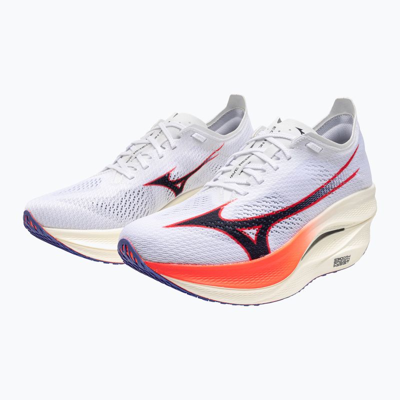 Buty do biegania Mizuno Wave Rebellion Pro 3 white/baritone blue/fiery cora 8