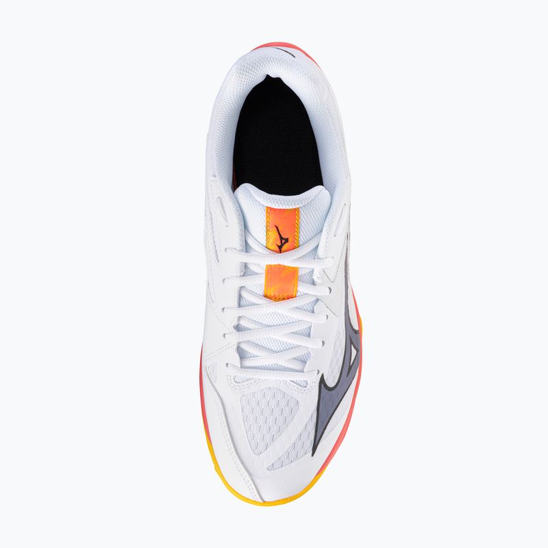 Buty do siatkówki Mizuno Thunder Blade Z white/fiery coral 2/citrus 5