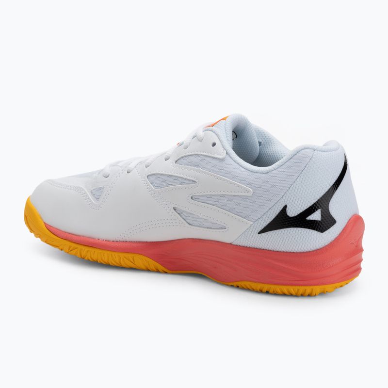 Buty do siatkówki Mizuno Thunder Blade Z white/fiery coral 2/citrus 3