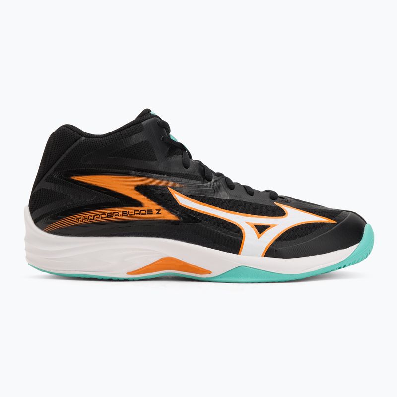 Buty do siatkówki Mizuno Thunder Blade Z Mid black/tangelo/ice green 2