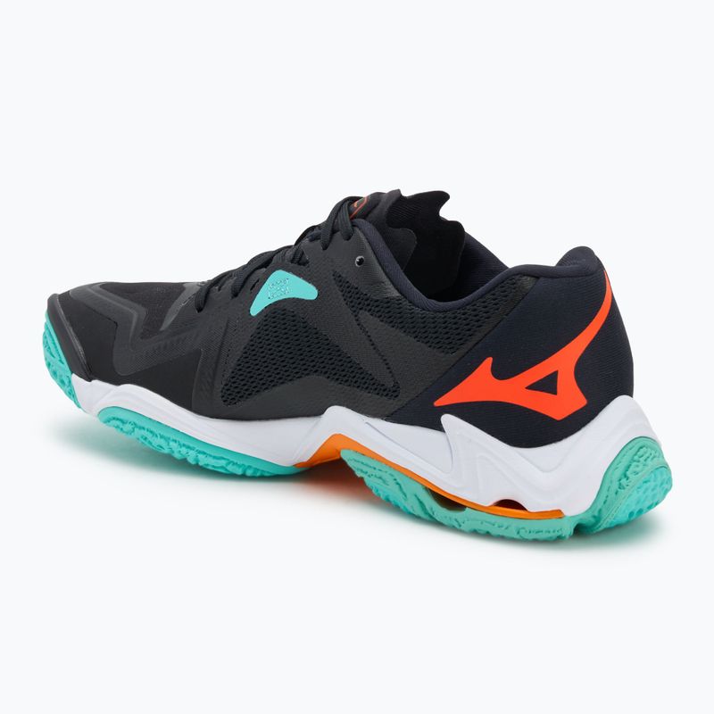 Buty do siatkówki Mizuno Wave Lightning Z8 black/tangelo/ice green 3
