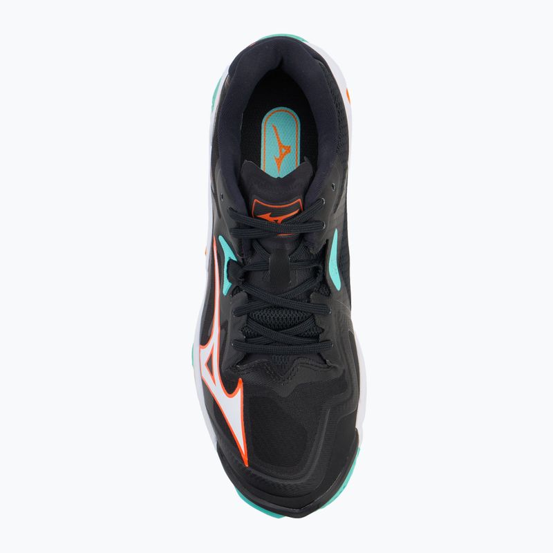 Buty do siatkówki Mizuno Wave Lightning Z8 black/tangelo/ice green 5
