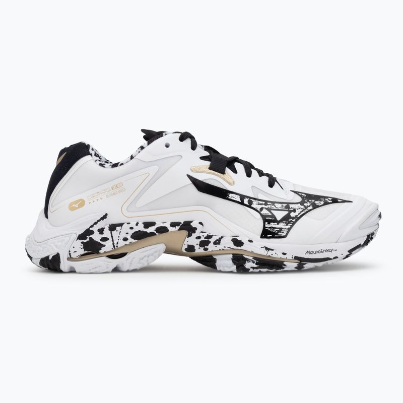 Buty do siatkówki Mizuno Wave Lightning Z8 white/black/ge gold 2