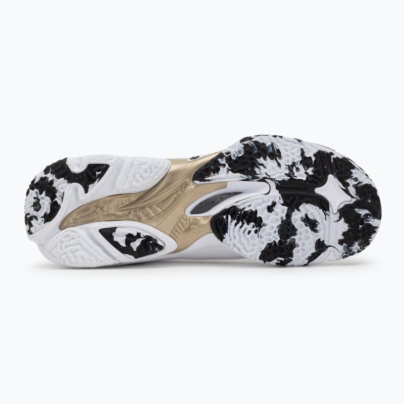 Buty do siatkówki Mizuno Wave Lightning Z8 white/black/ge gold 4
