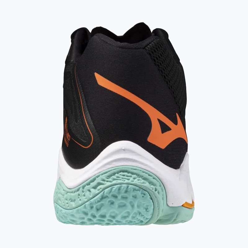 Buty do siatkówki Mizuno Wave Lightning Z8 Mid black/tangelo/ice green 3