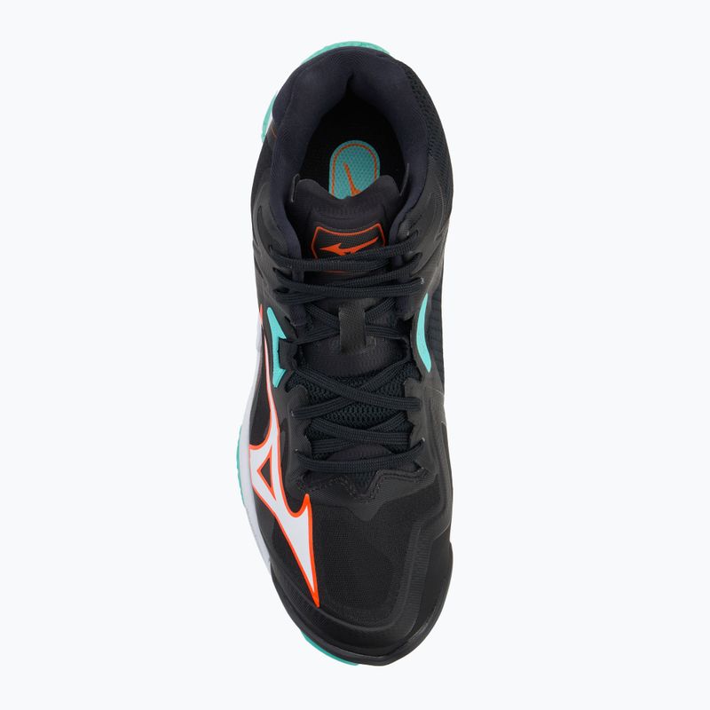Buty do siatkówki Mizuno Wave Lightning Z8 Mid black/tangelo/ice green 5