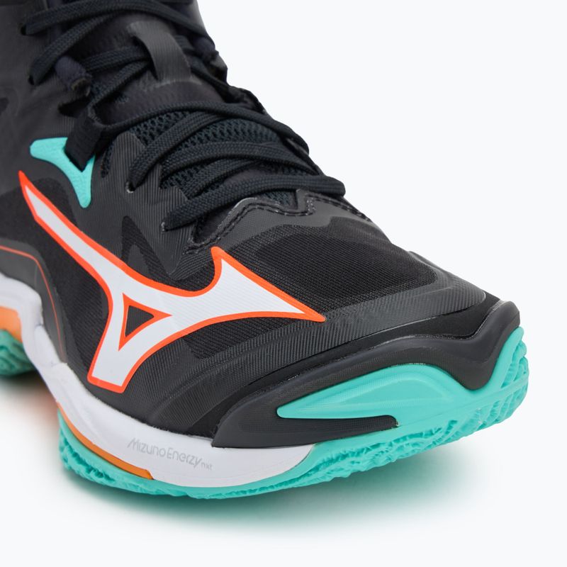 Buty do siatkówki Mizuno Wave Lightning Z8 Mid black/tangelo/ice green 7