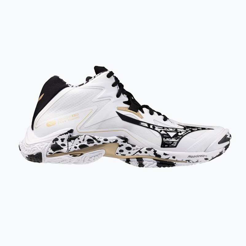 Buty do siatkówki Mizuno Wave Lightning Z8 Mid white/black/ge gold