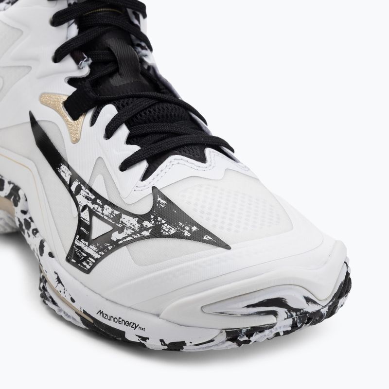 Buty do siatkówki Mizuno Wave Lightning Z8 Mid white/black/ge gold 7