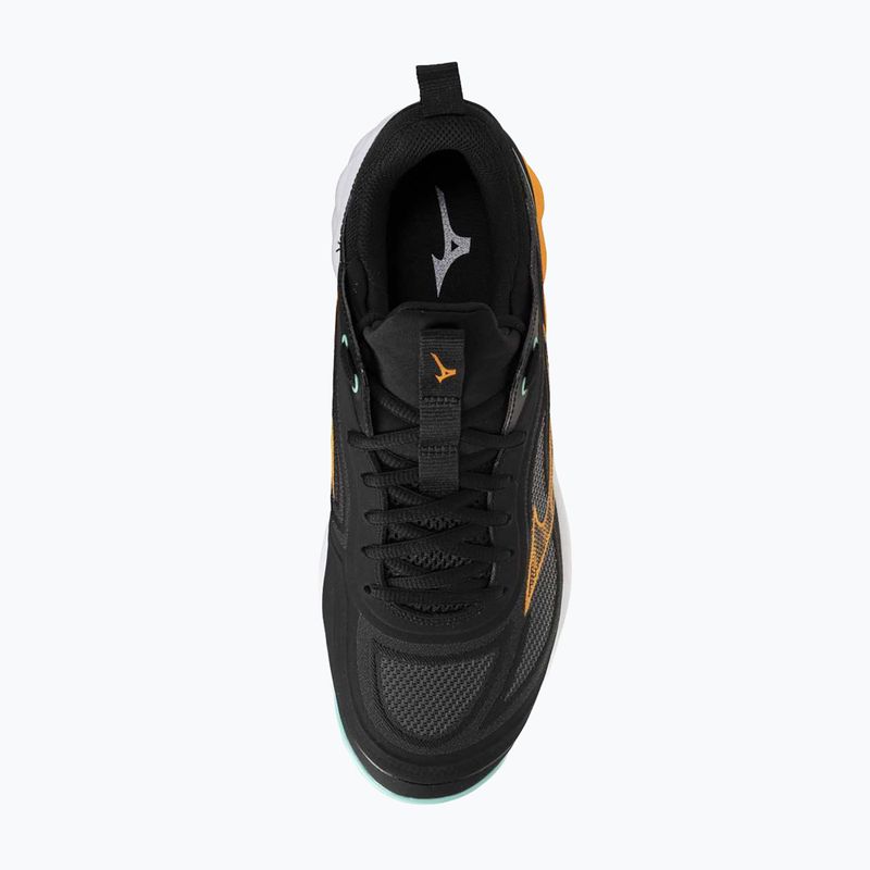 Buty do siatkówki Mizuno Wave Luminous 3 black/tangelo/ice green 5