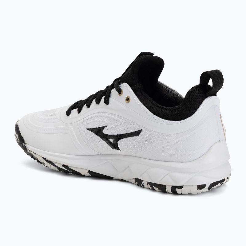 Buty do siatkówki Mizuno Wave Luminous 3 white/black/ge gold 3