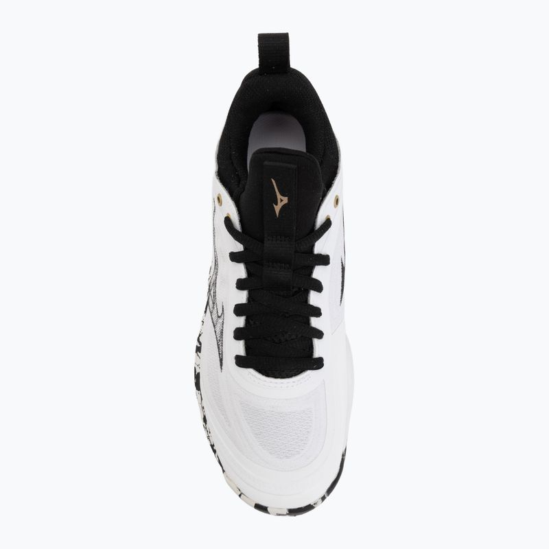 Buty do siatkówki Mizuno Wave Luminous 3 white/black/ge gold 5