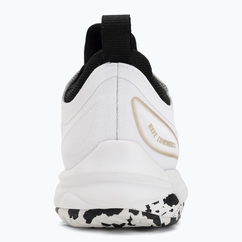 Buty do siatkówki Mizuno Wave Luminous 3 white/black/ge gold 6