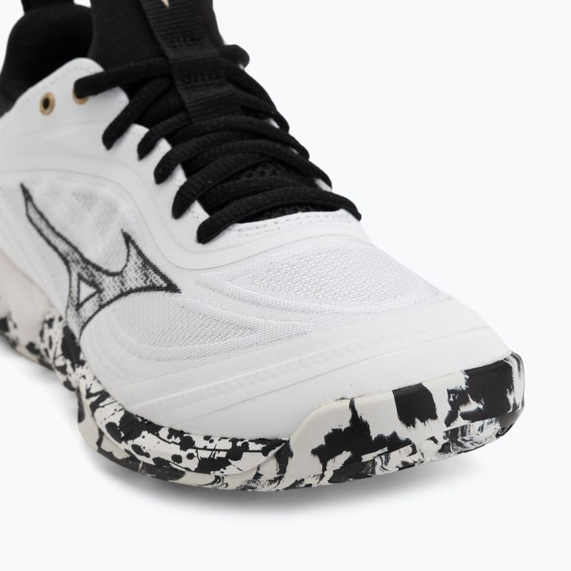 Buty do siatkówki Mizuno Wave Luminous 3 white/black/ge gold 7