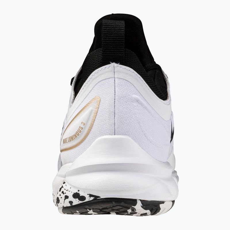 Buty do siatkówki Mizuno Wave Luminous 3 white/black/ge gold 3