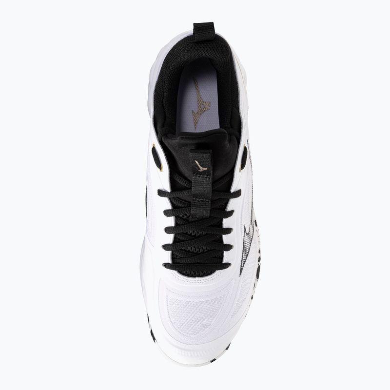 Buty do siatkówki Mizuno Wave Luminous 3 white/black/ge gold 5