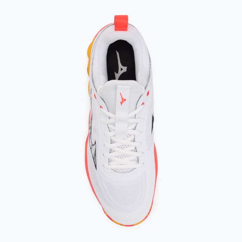Buty do siatkówki Mizuno Wave Luminous 3 white/fiery coral 2/citrus 5