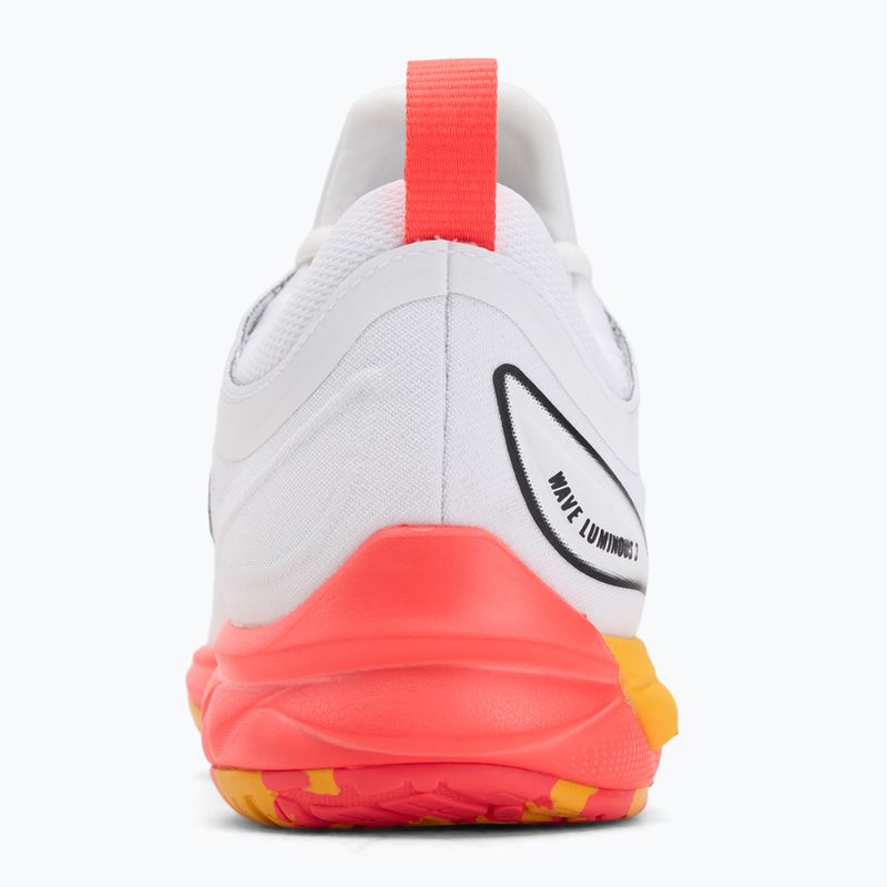 Buty do siatkówki Mizuno Wave Luminous 3 white/fiery coral 2/citrus 6