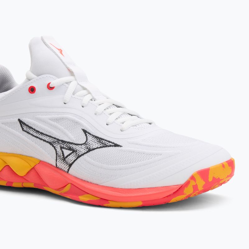 Buty do siatkówki Mizuno Wave Luminous 3 white/fiery coral 2/citrus 7