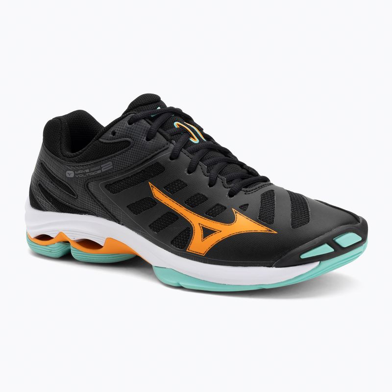 Buty do siatkówki Mizuno Wave Voltage 2 black/tangelo/ice green