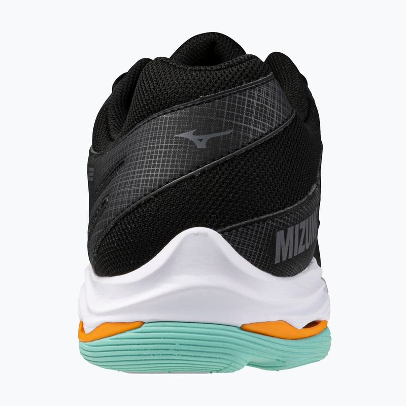 Buty do siatkówki Mizuno Wave Voltage 2 black/tangelo/ice green 3