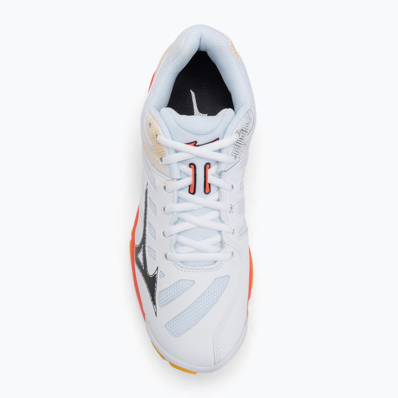 Buty do siatkówki Mizuno Wave Voltage 2 white/fiery coral 2/citrus 5