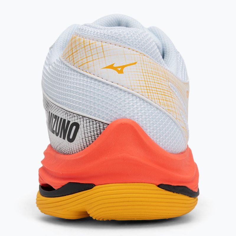 Buty do siatkówki Mizuno Wave Voltage 2 white/fiery coral 2/citrus 6