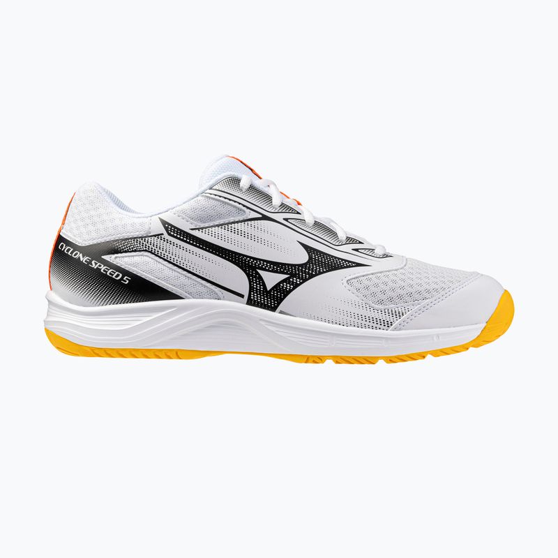 Buty do siatkówki Mizuno Cyclone Speed 5 white/fiery coral 2/citrus 8