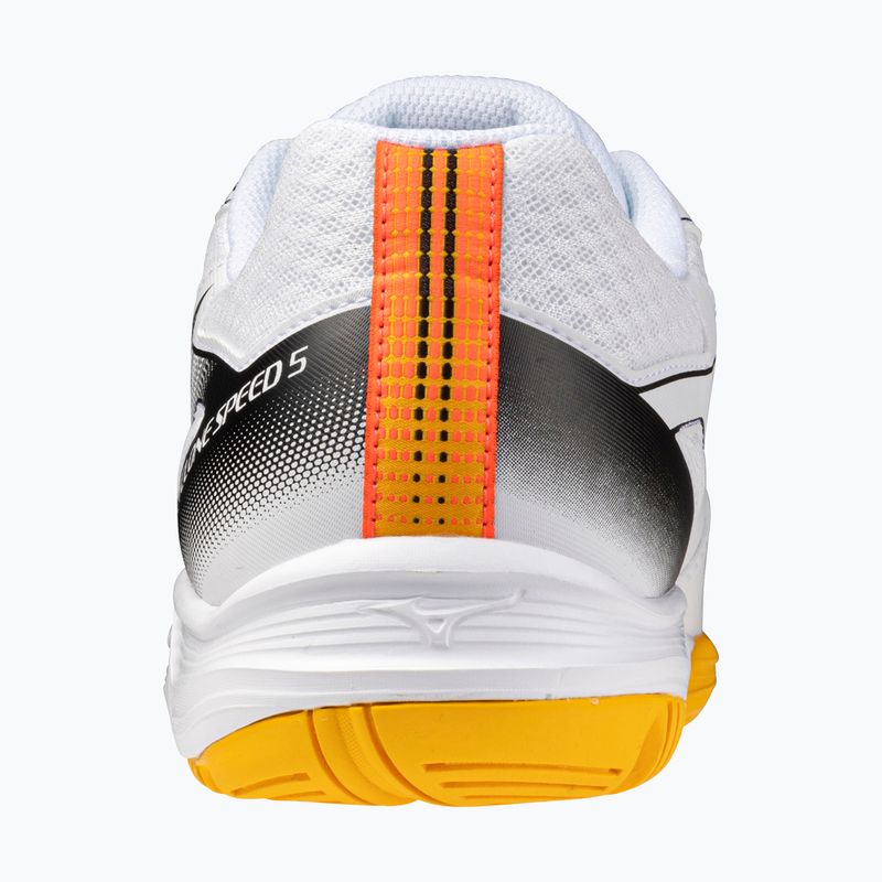 Buty do siatkówki Mizuno Cyclone Speed 5 white/fiery coral 2/citrus 10