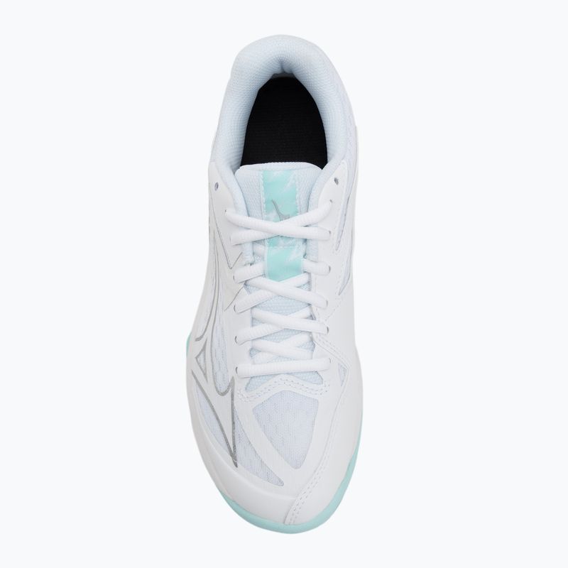 Buty do siatkówki damskie Mizuno Thunder Blade Z white/blue tint 5