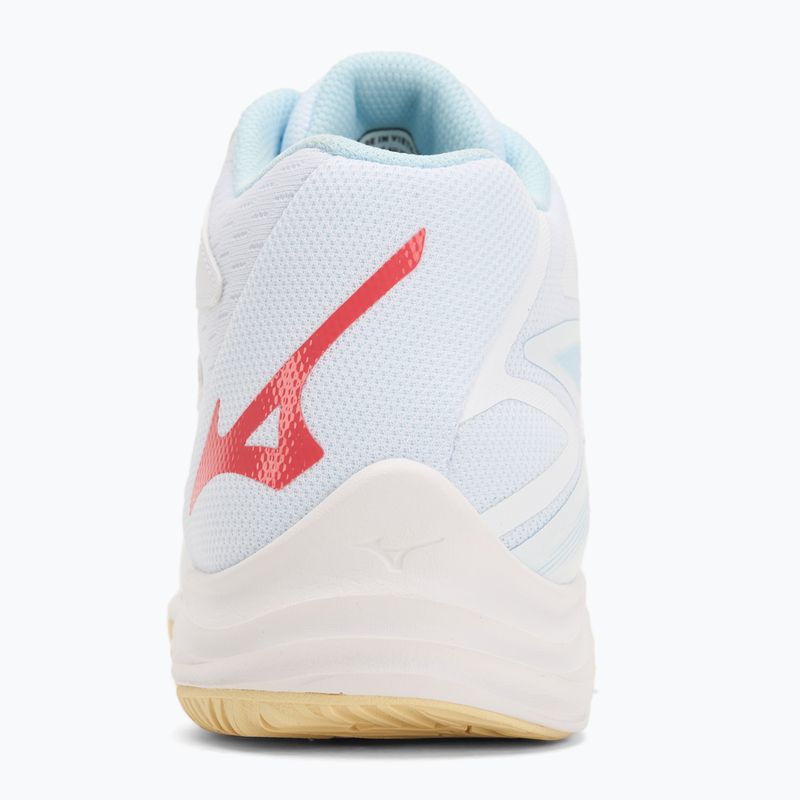 Buty do siatkówki damskie Mizuno Thunder Blade Z Mid white/calypso coral/pale banan 6