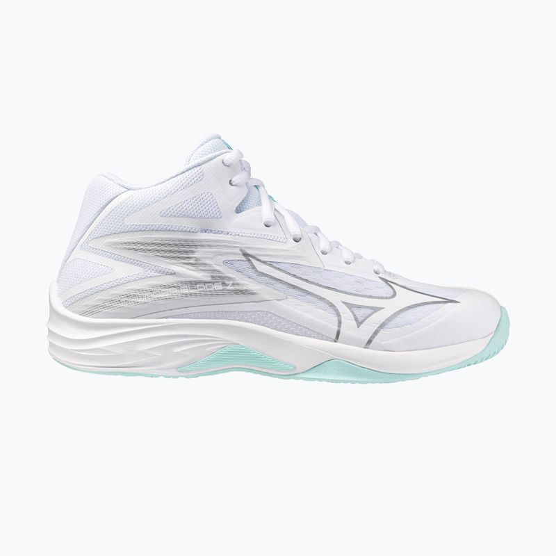 Buty do siatkówki damskie Mizuno Thunder Blade Z Mid white/blue tint 8